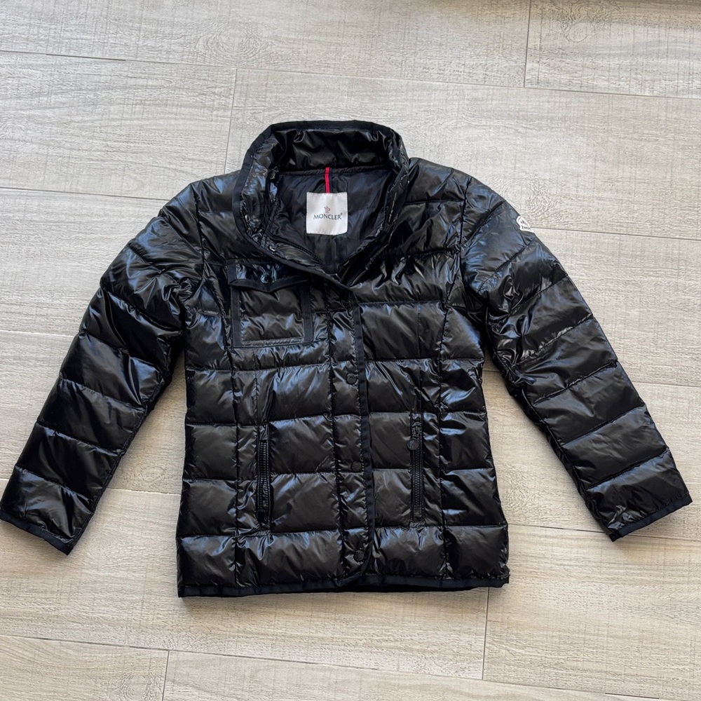 Moncler Glossy Black Puffer Jacket